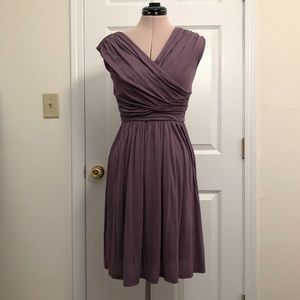 Anthropologie 'Velvet' Lilac Purple Goddess Dress